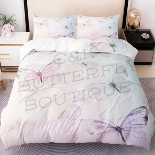 Butterfly bedding set