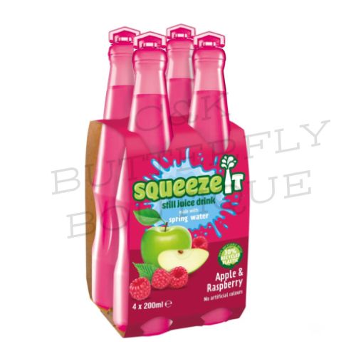 SqueezeIt Apple &amp; Raspberry 24x200ml