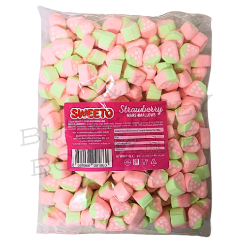 Sweeto Strawberry Marshmallows 1kg