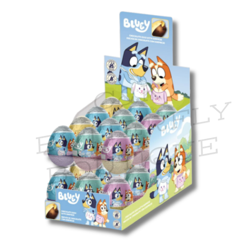 Bluey Milk Chocolate Suprise Egg 24 Count