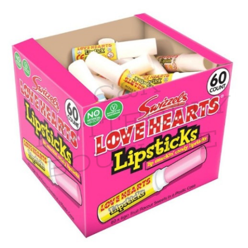 Swizzels Love Heart Lipstick 60x6g