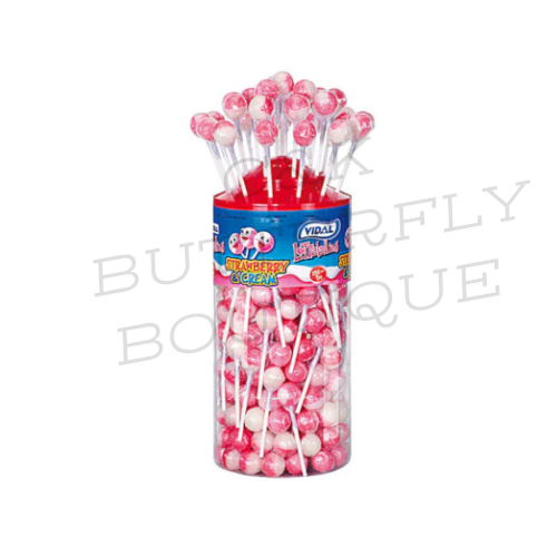 Strawberry &amp; Cream Lolly 150 Count