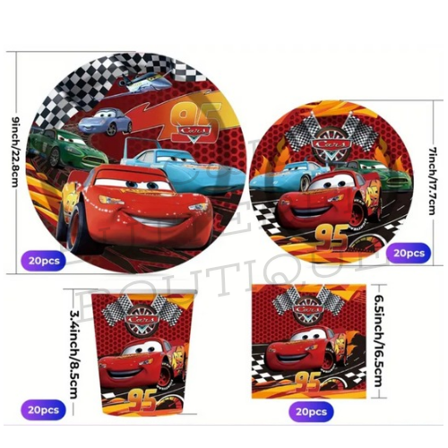 Cars party set 80pc