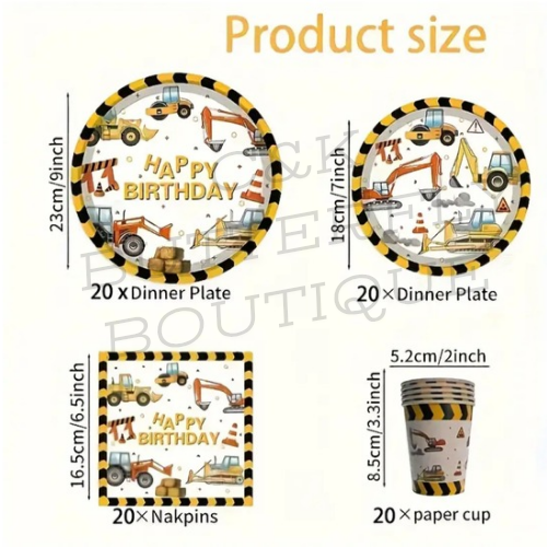 Car party set 80pc