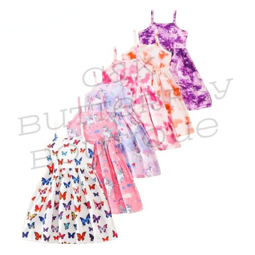6pc girls dresses