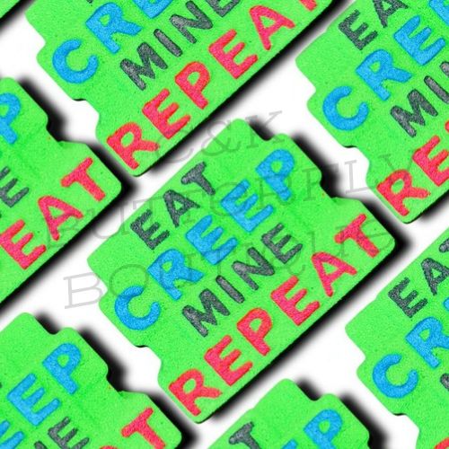 Eat, Sleep, Mine, Repeat Bath Bomb