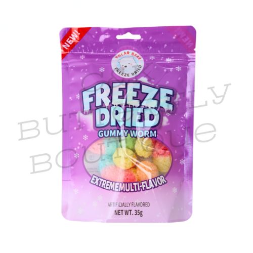 Polar Bear Freeze Dried Gummy Worm 8 x 35g