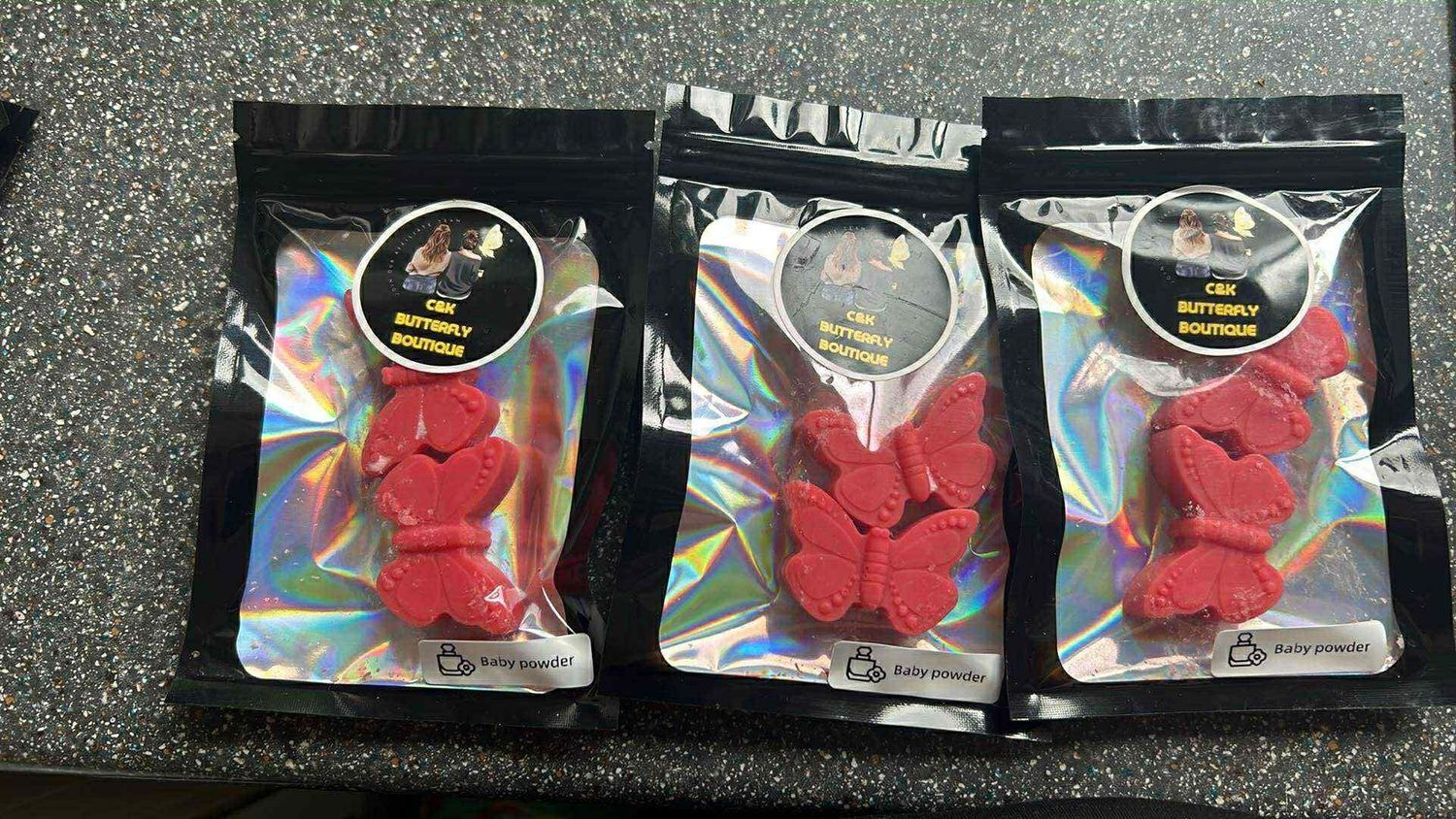 2x butterfly wax melts