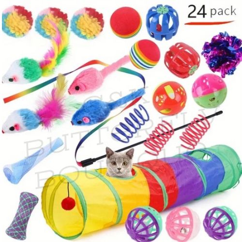 24pc cat toys