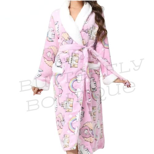 Plus size plush robe
