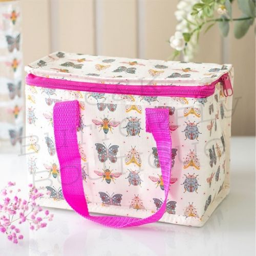 Floral Bug Print Lunch Bag