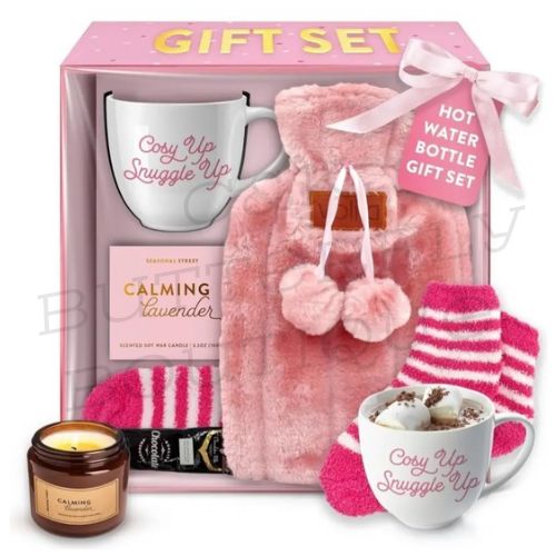 Hot water bottle gift set