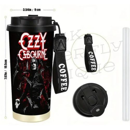 Ozzy osbourne travel mug