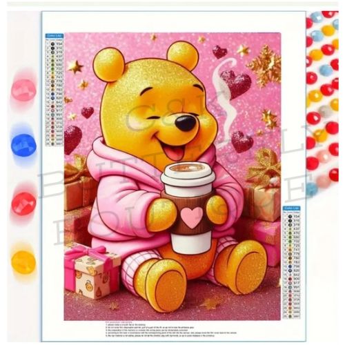 Bear diamond art