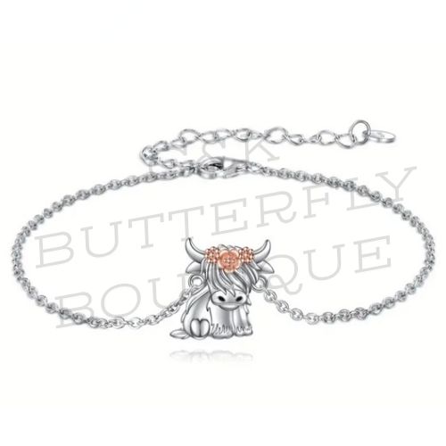 Highland cow bracelet