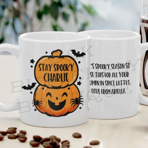 Personalised Halloween Pumpkin Mug