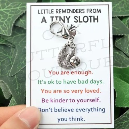 Tiny sloth reminders