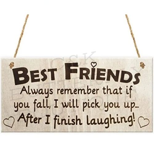 Best friends plaque