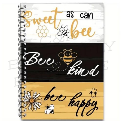 Bee-Themed Spiral Notebook
