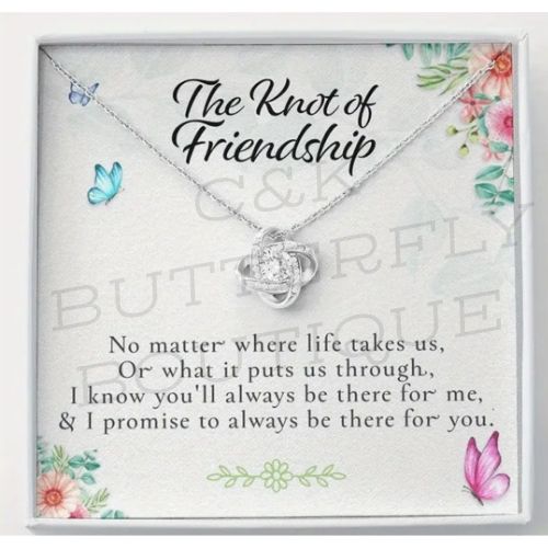The Knot of Friendship Necklace – Gift for Best Friend 💖