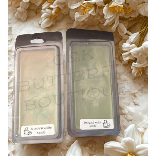 Wax melt snap bar (Freesia and white sands)