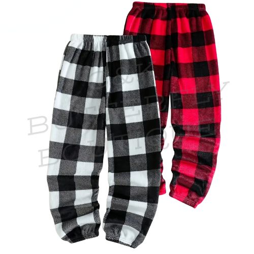 Buffalo Plaid Lounge Pants – Cozy Checkered Pajama Bottoms for Men