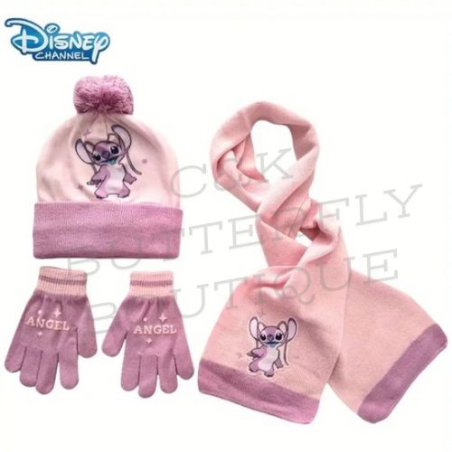 Stitch Winter Hat, Scarf &amp; Gloves Set – 3-Piece Cozy Bundle