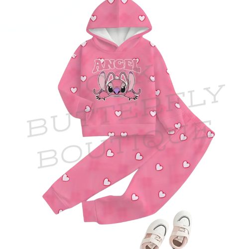 Disney Angel Heart Hoodie &amp; Jogger Set – Cozy, Cute &amp; Full of Love!