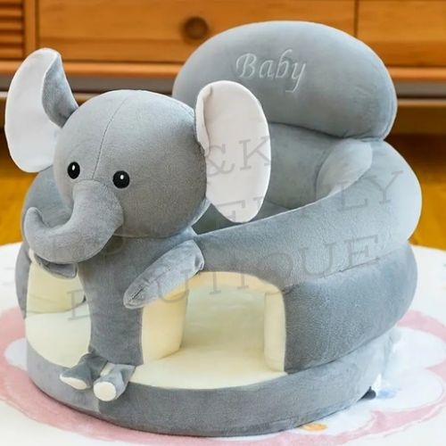 🍼✨ Plush Baby Support Seat – Animal Design (Duck &amp; Elephant) ✨🍼 Soft • Snuggly • Perfect for Learning to Sit