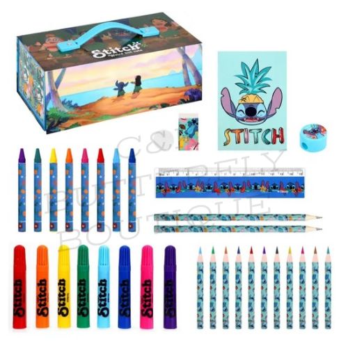 Stitch Themed Art Stationery Set!