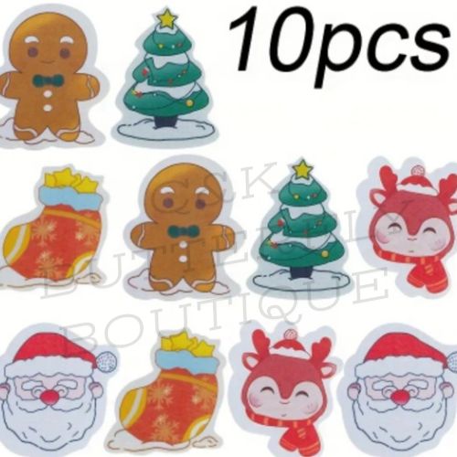 10pcs Christmas Themed Sponges 🎄🎅✨