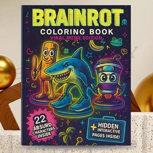 Brainrot Coloring Book – Viral Meme Edition 🎨😂