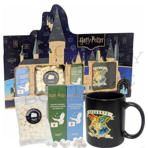 Harry Potter Colour-Changing Hot Chocolate Gift Set – With Hogwarts Mug &amp; Marshmallows ✨🪄