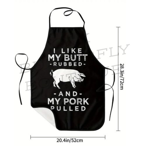 Funny BBQ Apron — The Griller’s Favourite! 🔥🐷