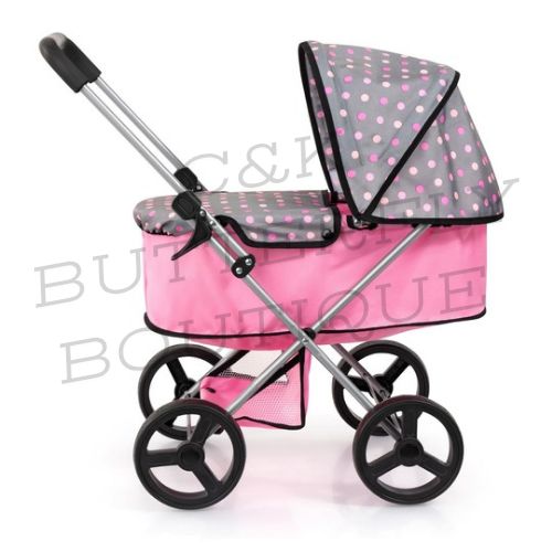 Bayer Go Doll Pram - Pink