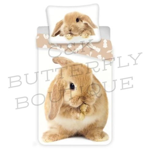 Cute Bunny Printed Bedding Set