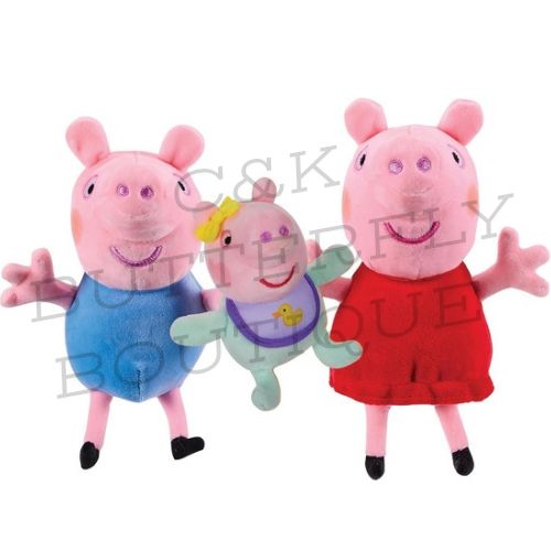 Peppa, George &amp; Evie 3-Pack Plush