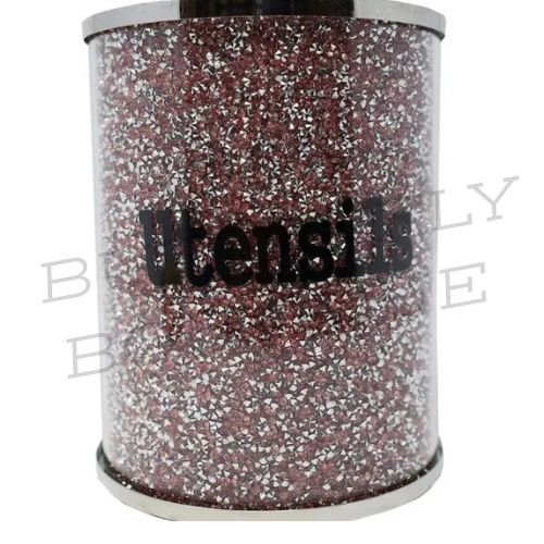 ✨ Personalised Glitter Utensils Holder