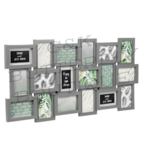 🖼️ Multi Photo Frame Collage – Modern Grey Gallery Display