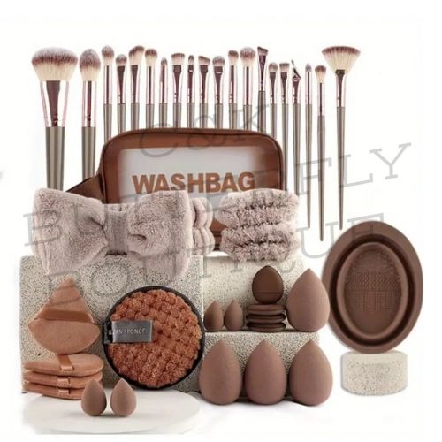 Complete Professional Makeup Brush &amp; Beauty Blender Set