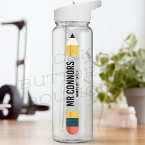Personalised Teachers Water Bottle