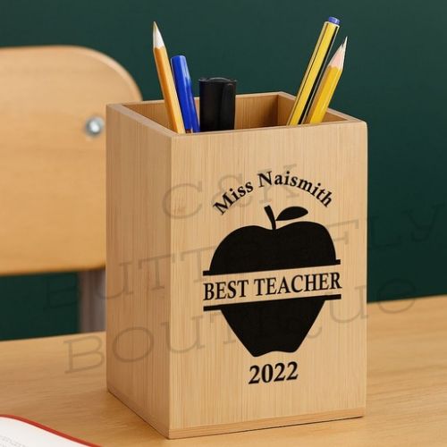 Personalised Pencil Holder - Best Teacher