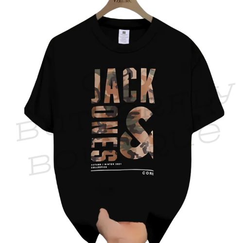 👕 Jack &amp; Jones Camo Logo T-Shirt