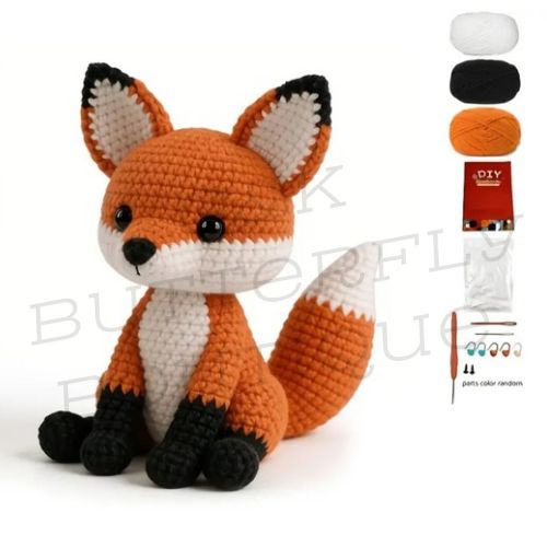 🦊 Crochet Fox DIY Craft Kit