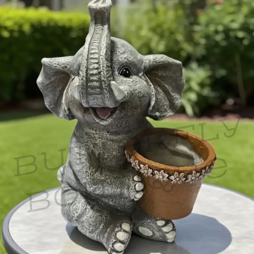 🐘 Cute Elephant Garden Planter