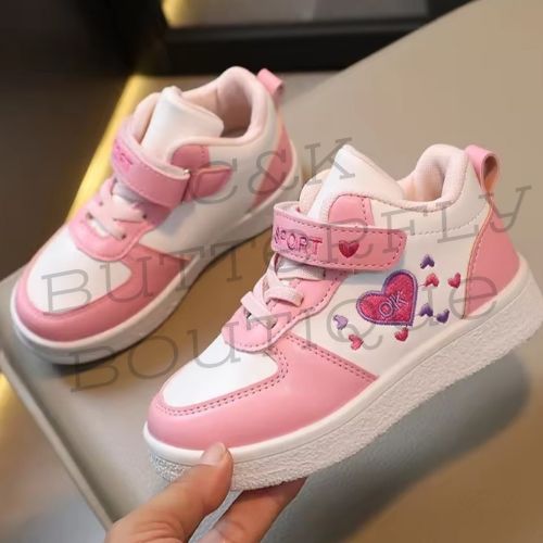 Kids Sport Heart Sneakers
