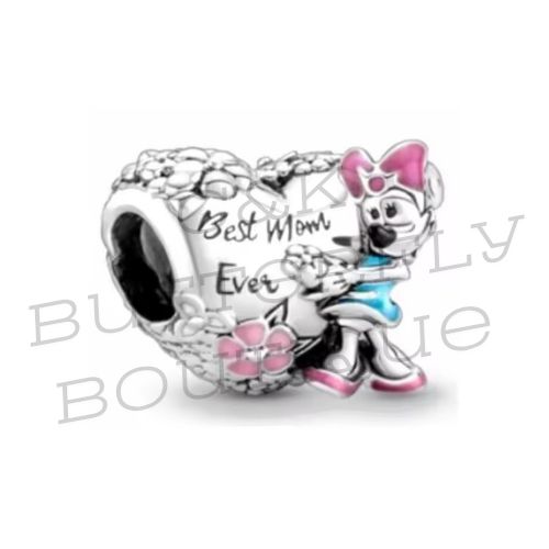 Minnie “Best Mom Ever” Charm Bead