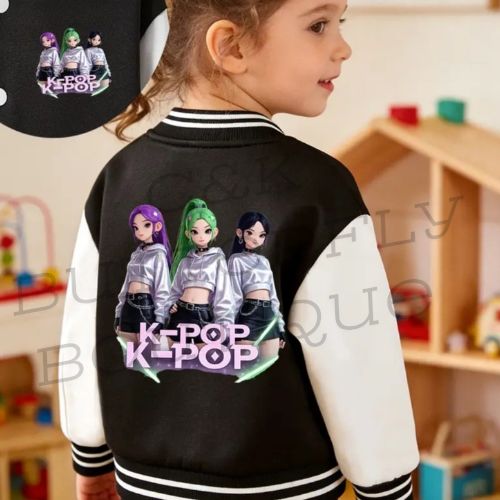 Girls K-Pop Varsity Jacket