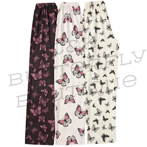 Butterfly Wide Leg Trousers – 3 Pack