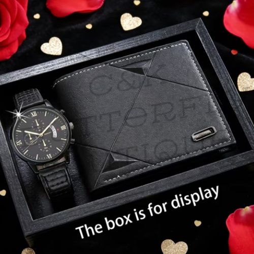 Men’s Watch &amp; Wallet Gift Set